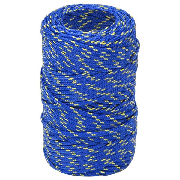 vidaXL Boat Rope Blue 2 mm 100 m Polypropylene