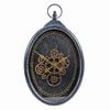 Gifts Amsterdam Radar Clock "Brighton" Metal Gold and Black 37x8,5x63 cm