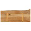 vidaXL Table Top Live Edge 90x30x3.8 cm Solid Wood Mango