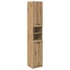 vidaXL Bathroom Furniture Set 4 pcs Artisan Oak Engineered Wood