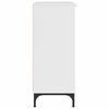 vidaXL Sideboard High Gloss White 69.5 x 33 x 82 cm Engineered Wood