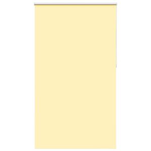 vidaXL Roller Blind Blackout Yellow 125x230 cm Fabric Width 121.6 cm Polyester