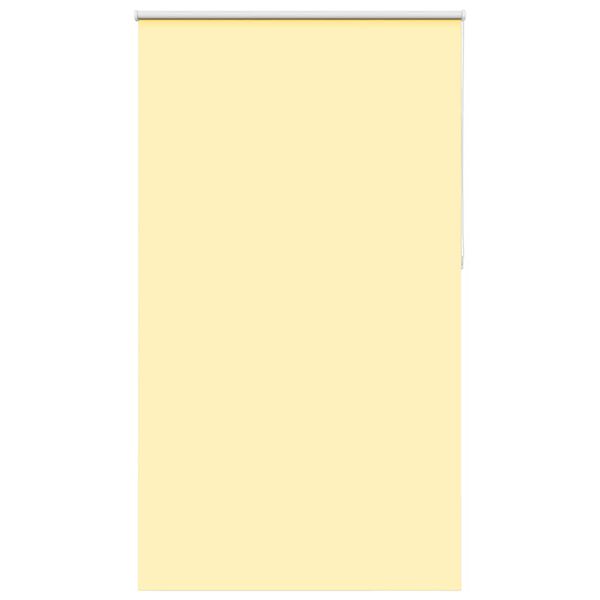 vidaXL Roller Blind Blackout Yellow 125x230 cm Fabric Width 121.6 cm Polyester