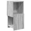 vidaXL Corner Cabinet 25.5x25x55cm Engineered Wood Grey Sonoma