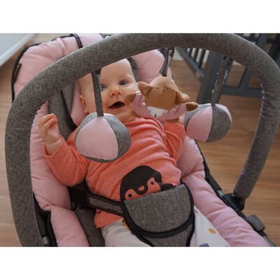Baninni Baby Bouncer Admiro Pink and Grey