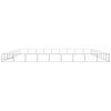 vidaXL Dog Kennel Silver 81 m&sup2; Steel