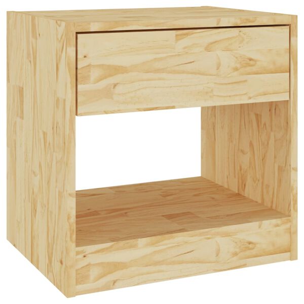 vidaXL Bedside Cabinet 40x31x40 cm Solid Pinewood