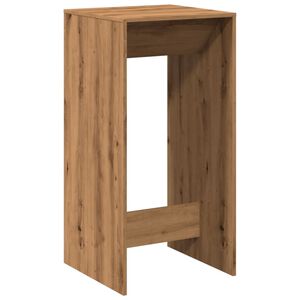 vidaXL Bar Table Artisan Oak 51x50x103,5 cm Engineered Wood