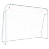 vidaXL Football Goal with Net White 214x75x152 cm Steel&Polyester