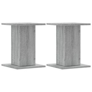 vidaXL Plant Stands 2 pcs Grey Sonoma 30x30x40 cm Engineered Wood
