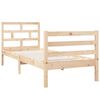 vidaXL Bed Frame without Mattress 75x190 cm Small Single Small Single Solid Wood