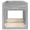 vidaXL Bunk Bed for Kids Grey Sonoma 90 x 200 cm Engineered Wood