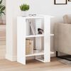 vidaXL Bookshelf White 52 x 25 x 71.5 cm Engineered Wood