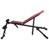 vidaXL Adjustable Sit-up Bench with Barbell and Dumbbell Set 60.5 kg