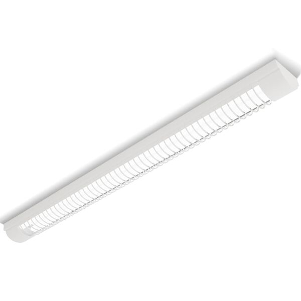 2-Lamp 36W T8 Vapor Proof Fluorescent Light Fixture with Raster Top