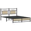 vidaXL Bed Frame without Mattress Sonoma Oak 140x190 cm Engineered Wood