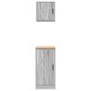 vidaXL Garage Cabinets 2 pcs Grey Sonoma Engineered Wood