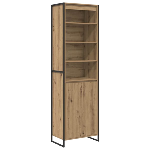 vidaXL Tall Cabinets 2 pcs Artisian Oak 60 x 36 x 200 cm