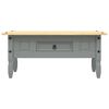 vidaXL Coffee Table Mexican Pine Corona Range Grey 100x55x44 cm