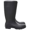 vidaXL Rain Boots Black Size 45 PVC