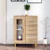 vidaXL Sideboard Sonoma Oak 69,5x34x90 cm Engineered Wood