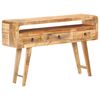 vidaXL Sideboard 120x30x75 cm Rough Mango Wood