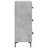 vidaXL Sideboard Concrete Grey 34.5x34x90 cm Engineered Wood