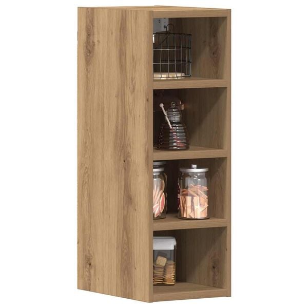 vidaXL Hanging Cabinet Riga Artisan Oak 20x29.5x60 cm Engineered Wood