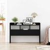 vidaXL Sideboard Black Oak 105 x 30 x 70 cm Engineered Wood