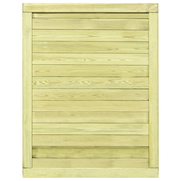 vidaXL Garden Gate Impregnated Pinewood 125x100 cm