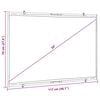 vidaXL Projection Screen Wall-Hanging 50 Inch 16:9