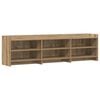 vidaXL TV Cabinet 168 x 33 x 47 cm Artisan Oak Engineered Wood