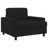 vidaXL Armchair Black Fabric