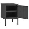 vidaXL Nightstands 2 pcs Anthracite 35x35x51 cm Steel