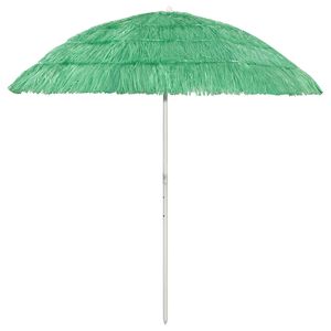 vidaXL Hawaii Beach Parasol Green 240 cm