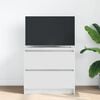 vidaXL TV Cabinet White 60x35x54 cm Engineered Wood