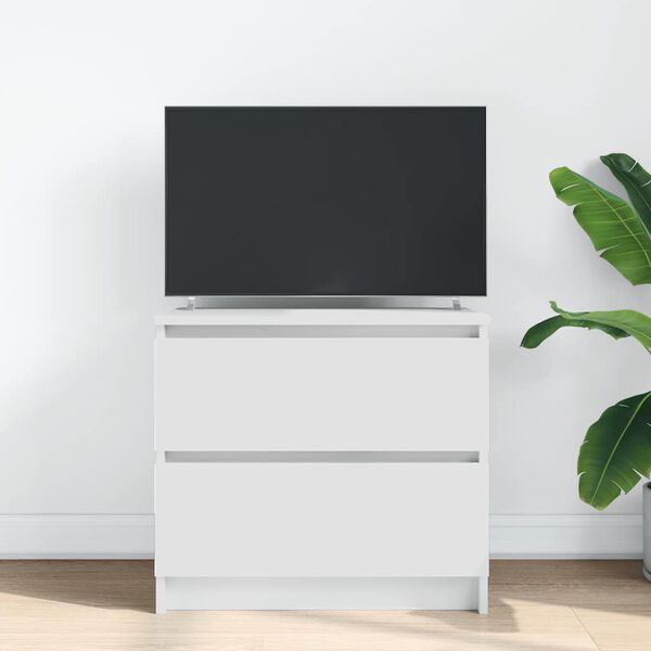 vidaXL TV Cabinet White 60x35x54 cm Engineered Wood