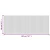 vidaXL Rug Rectangular Light Nature 80x200 cm Bamboo