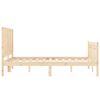 vidaXL Bed Frame without Mattress Small Double Solid Wood Pine