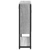 vidaXL Bathroom Mirror Cabinet Grey Sonoma 60x16x60 cm Engineered Wood