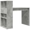 vidaXL Desk Concrete Grey 108 x 55 x 103.5 cm Engineered Wood