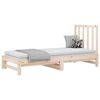 vidaXL Pull-out Day Bed without Mattress 2x(90x190) cm
