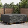 vidaXL Furniture Cover Plain Black 210 x 200 x 70 cm 420D