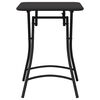 vidaXL Garden Table Anthracite 55 x 55 x 73 cm Powder-coated Steel