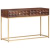 vidaXL Console Table 122x36x75 cm Solid Mango Wood