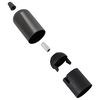 vidaXL Lamp Holders 2 pcs Glossy Black E27