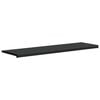 vidaXL Window Sill Black with Wood Grain 140 x 45 x 4.5 cm PVC
