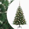 vidaXL Artificial Christmas Tree with Bauble 150 cm 150 LEDs