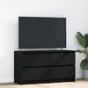 vidaXL TV Cabinet Black 100x35x54 cm Engineered Wood