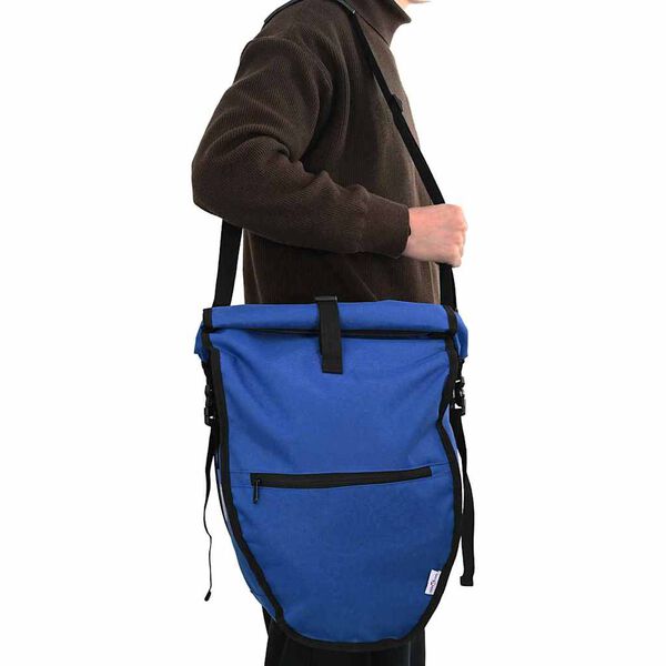 vidaXL Bicycle Bag Blue 32.5 x 17 x 57 cm Polyester
